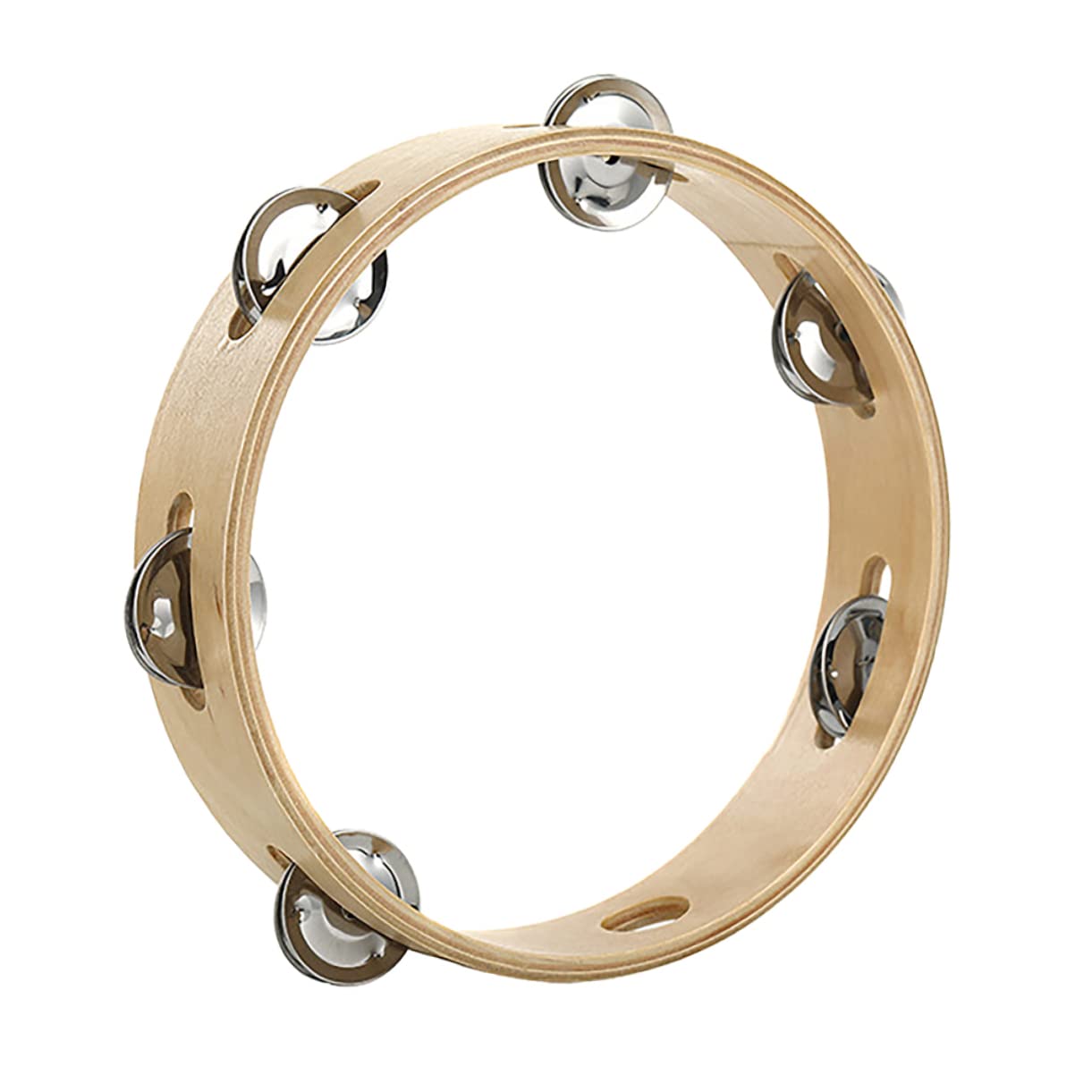 Metal Tambourines 8 Rattle Tambourine Circle Drums for Adults Percussion Hand Drum Tambourines for Adults Shaker Child Wooden Me