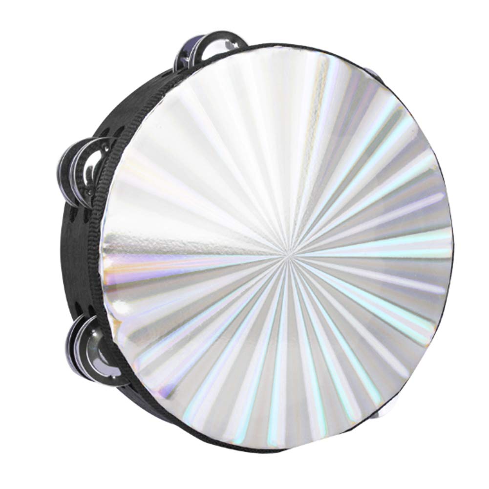 LongLasting Stability Double Row Jingles, Beautiful Tambourine, for Family Friends