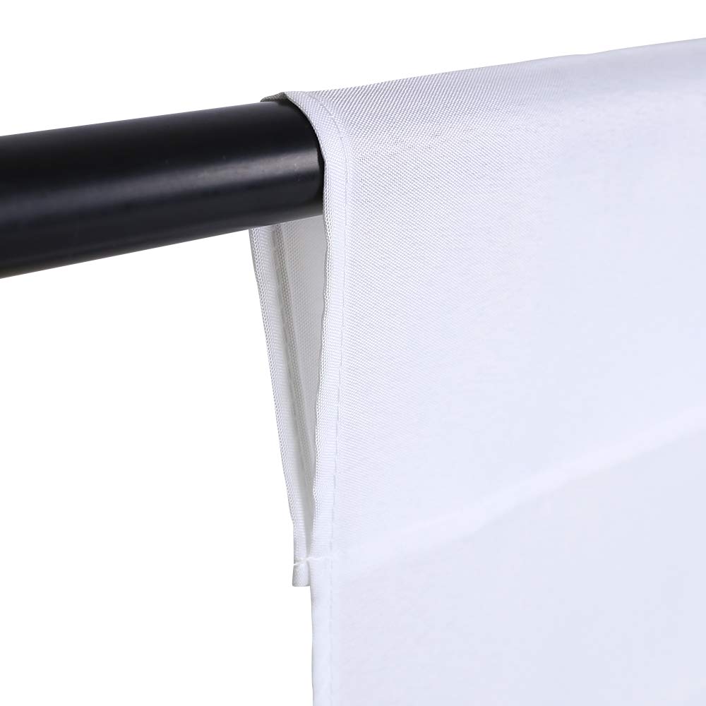 Gfcc 8Ftx10Ft White Backdrop Background For Photography Photo Booth Backdrop For Photoshoot Background Screen Video Recording Pa