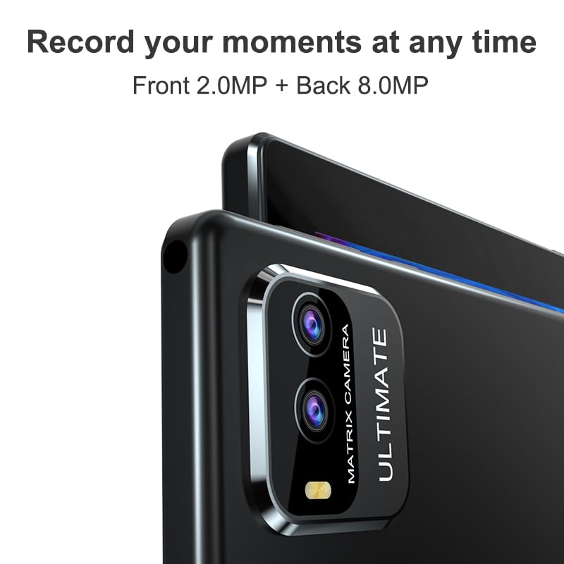 Tablet 10 Inch Android Tablets, Quad Core Processor 64Gb Storage And 1024Gb Expand, 4Gb Ram, 2Mp+8Mp Dual Camera, 1280X800 10.1'