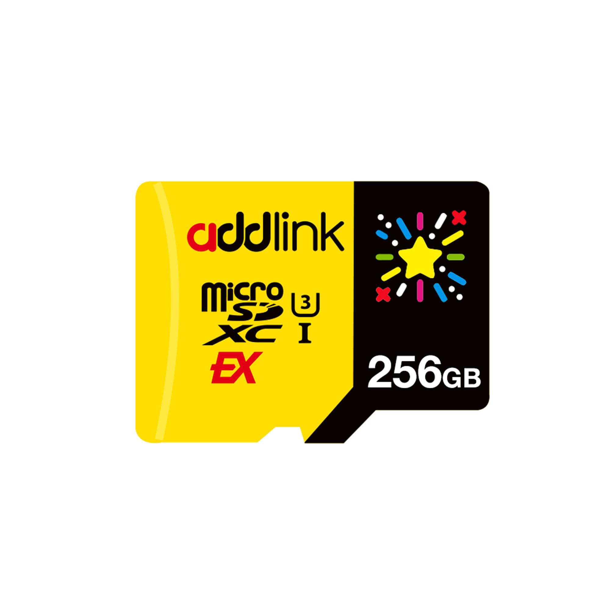 addlink 256GB TurboPlay Gaming microSD Express Card, UHS-I, C10, U3, V30, Full HD, 4K, Up to 880/750 MB/s Memory Card, Nintendo-