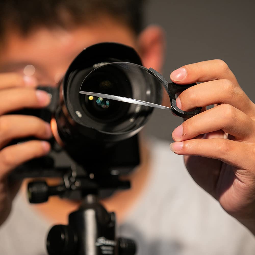 Kogjaers Lens Prism Handheld Diopter Filter 79Mm Foreground Blur Lens Filter For Creative Photography   Perfect Photographer Gif