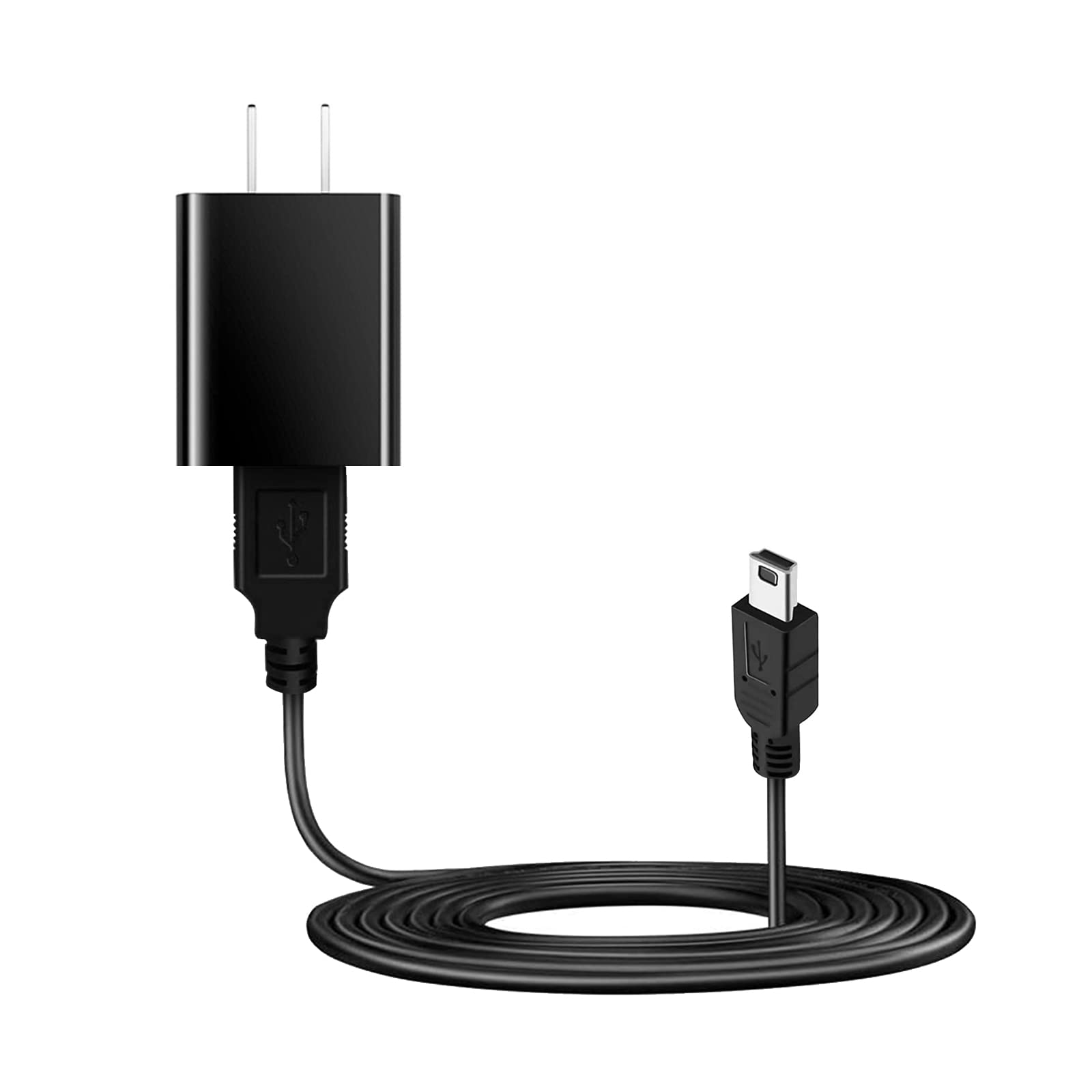 5V Wall Fast Charger & 5Ft Mini Usb Charging Cable Power Cord For Garmin Drive Smart Nuvi Gps 40 42 42Lm 44 52 52Lm 54 54Lm 55 55Lmt 56 57 57Lm 58 65Lm 66Lm 67Lm 68Lm 200W 205W 250 255W 260W 256W 1300