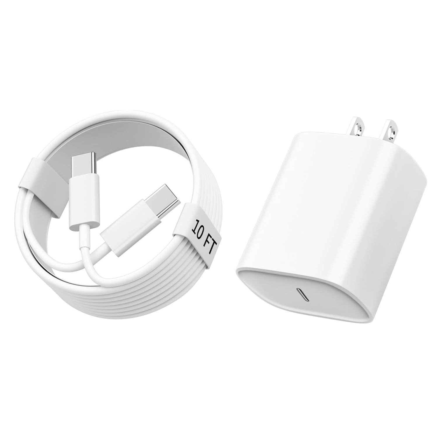 Fast Ipad Charger,Ipad Charger Fast Charging Wall Charger Plug Adapter And Type C Usb C To C Cable Cord 10Ft Type C To C For Ipa