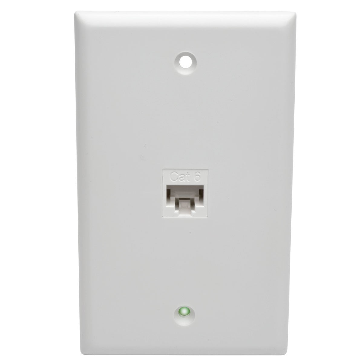 Tripp Lite Cat6 Straight Through Modular In Line Snap In Coupler Rj45   F/F (N235 001 Wh)