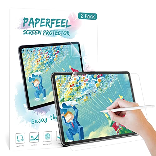 [2 Pack] Paperfeel Screen Protector For Ipad Pro 11 Inch (20222018), Ipad Air 5Th /Air 4Th Generation (2022/2020, 10.9 Inch), M