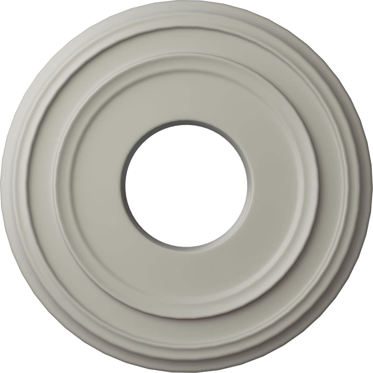 Ekena Millwork CM12CLPCF 12-3/8 x 4 x 1-1/8 Classic Ceiling Medallion, Pot of Cream