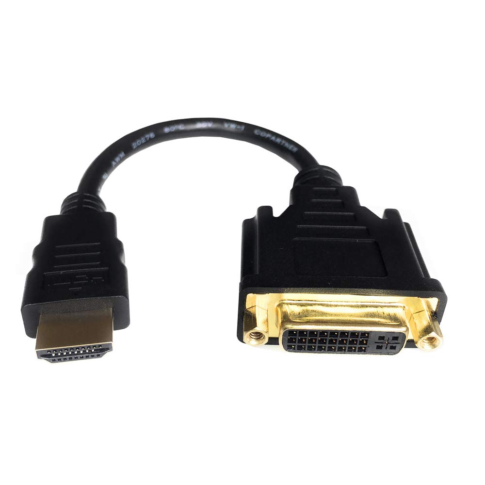 Anbear Hdmi To Dvi Cable, Bi Directional Hdmi Male To Dvi D(24+1) Female Adapter, 4K Dvi To Hdmi Conveter (1 Pack, Dvi D)