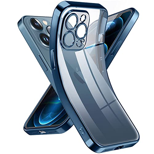 Supdeal Crystal Clear Case For Iphone 12 Pro Max, [Not Yellowing] [Camera Protection] [Military Grade Drop Tested] Transparent S