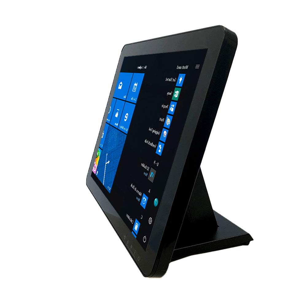 Angel Pos 17 Inch Capacitive Led Backlit Multi Touch Monitor, True Flat Seamless Design Touchscreen, Vga