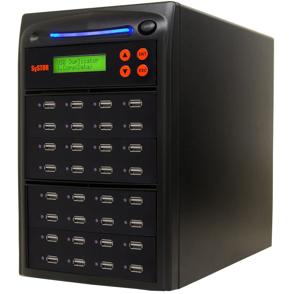 Systor 1 To 31 Usb Duplicator & Sanitizer 2Gb/Min   Standalone Multiple Flash Memory Copier & Storage Drive Eraser, Copy Speeds