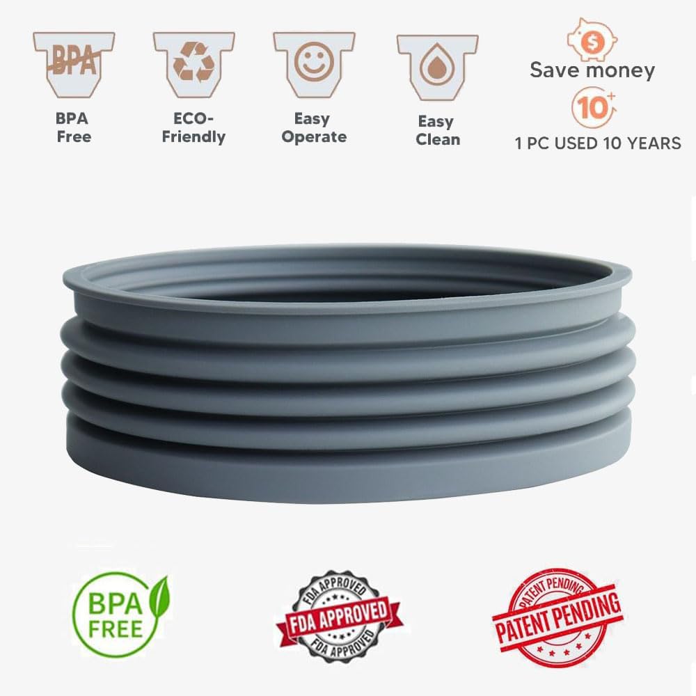 Silicone Bellow Compatible For Bre Vile Barista Express, Single Dose Hopper For Bre Vile 870/880, 2 In 1 Function Coffee Grinder