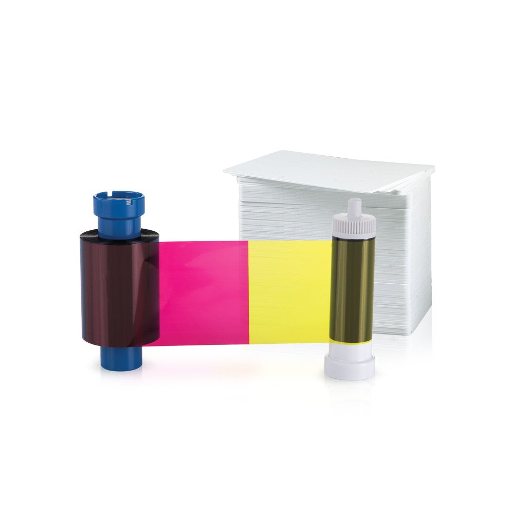 Alpha Card Pilo Alphacard Ymcko 100 Print Ribbon/Card Pack For Pilot And Compass Print ...