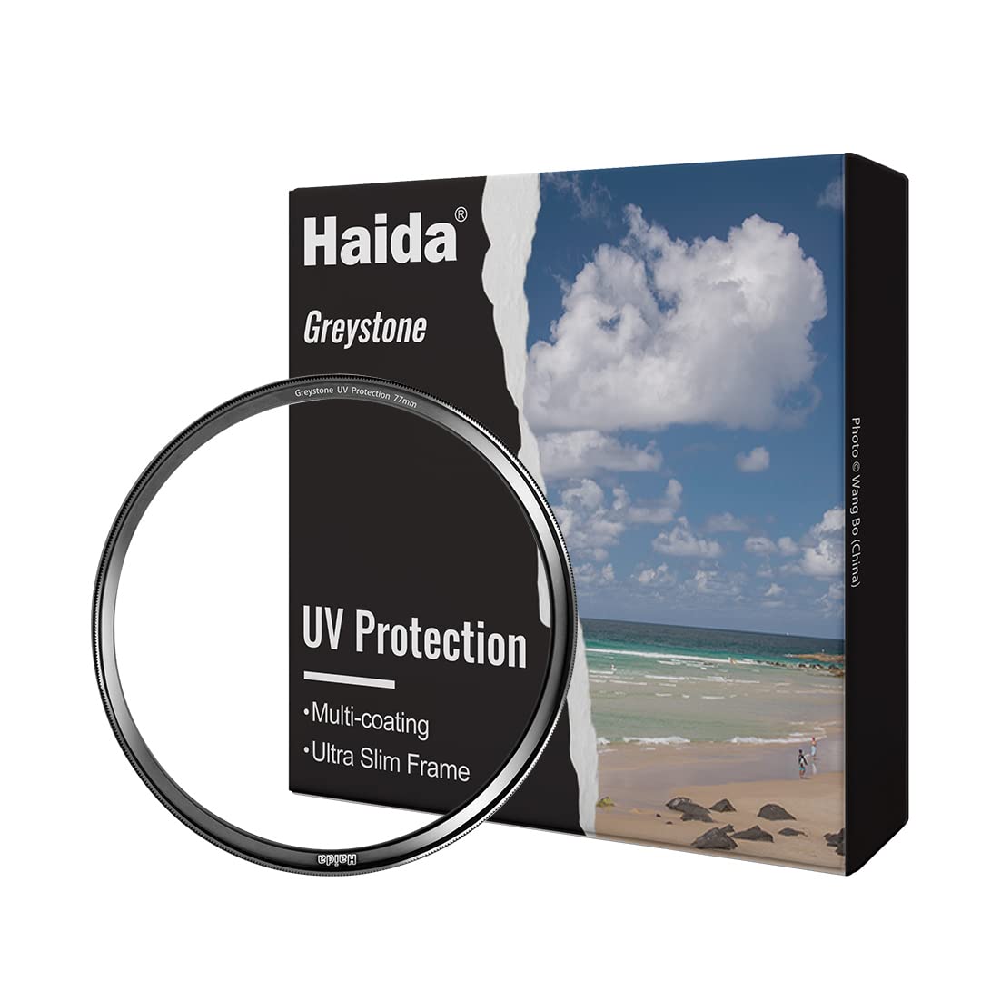 Haida Greystone Uv Clear Protective Filter Multi Coated Ultraviolet Ultra Slim Hd Waterproof Scratch Resistant Filter(72Mm)