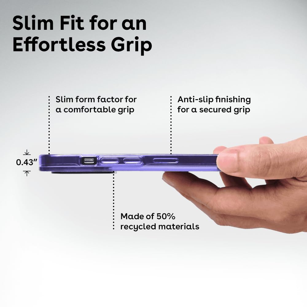 Casetify Compact Iphone 14 Pro Max Case [2X Military Grade Drop Tested / 4Ft Drop Protection]   Groovy Pattern Clear   Clear Bla