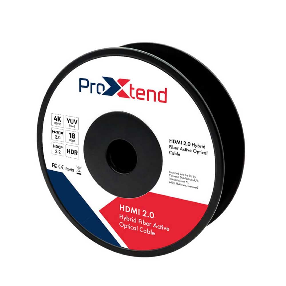 Proxtend Hdmi 4K Aoc Fiber Optic Cable   10 M/33Ft   Supports 2.0B   18Gbps Up To 4K Ultrahd 60Hz Hdmi2.0Aoc 010