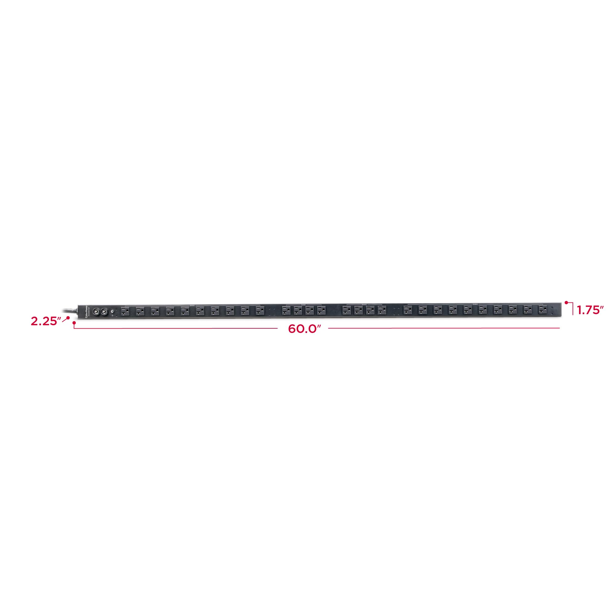 Cyberpower Pdu30Bvt28F Basic Pdu 100 125V30A (Derated To 24A) 28 Outlets 0U Rackmount