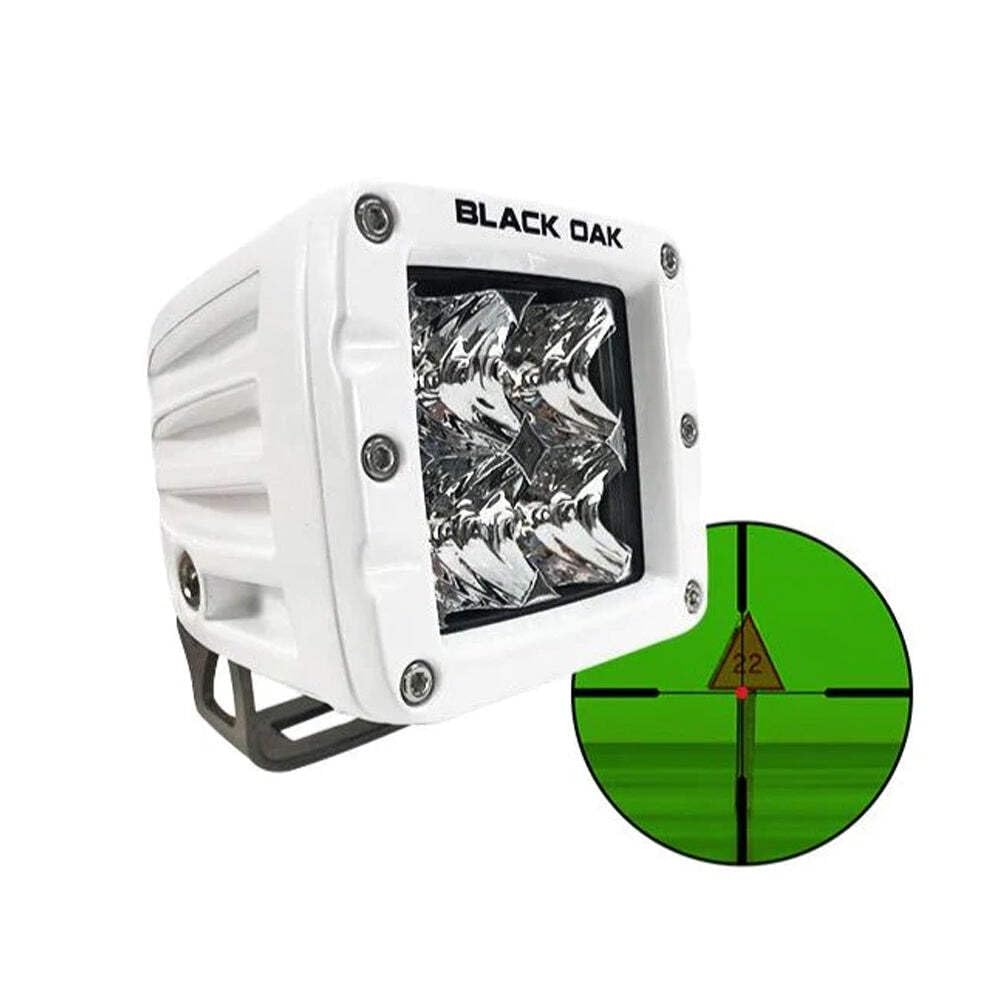 Black Oak Pro Series 3.0 2'' 850Nm Infrared Marine Pod Light - Flood Optics - White Housing,WBAUVB0BVCYJKRB