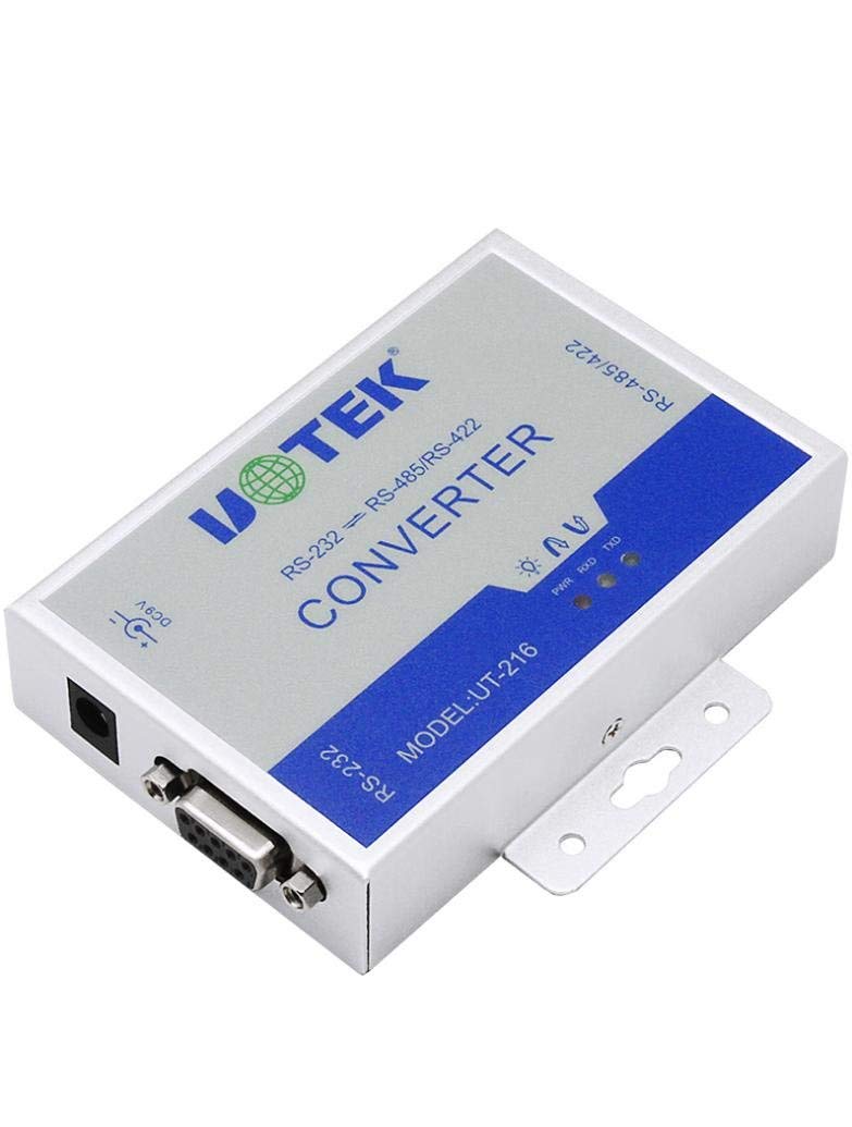 Utek Ut 216 Rs232 To Rs485/422 Active Vonverter(External Powered, Rs 232 To Rs 485/422, Wall Mounted, 600W Surging Protetion)