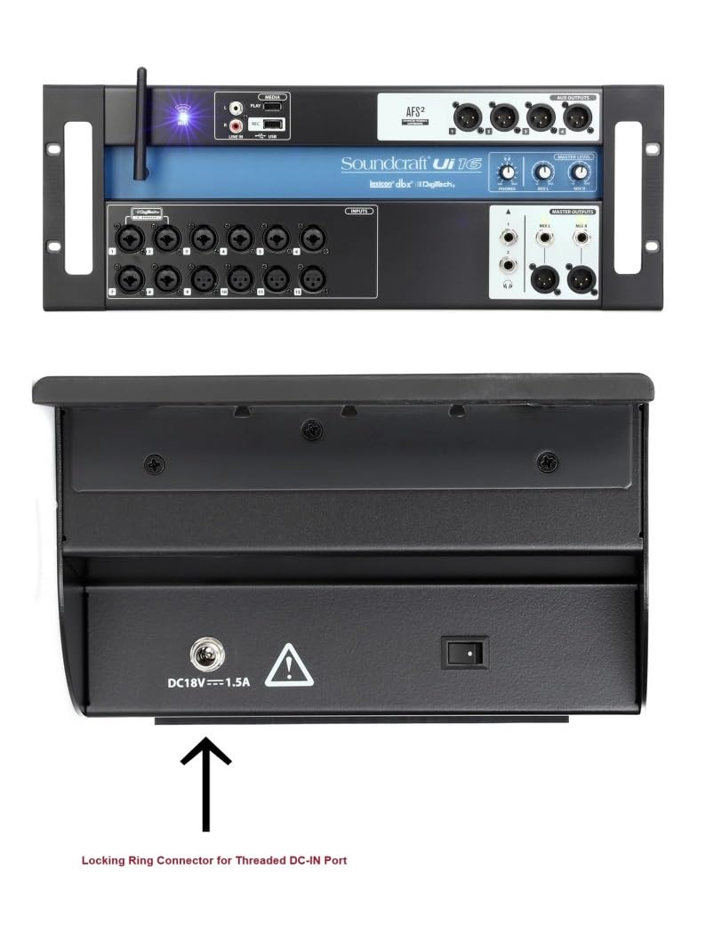 Ac Adapter Compatible With Soundcraft Ui16 Digital Mixer