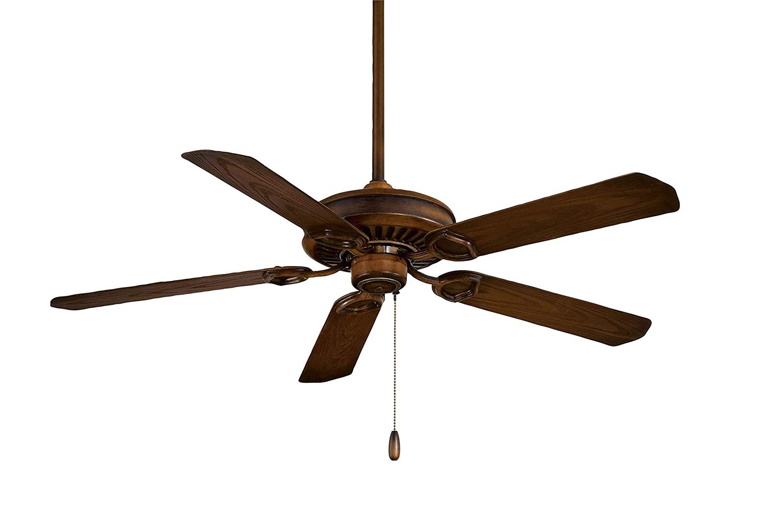 Ceiling Fan Pull Chain, 2 Pieces 12 Inch Long 3Mm Diameter Beaded Ball Chains Bronze With Walnut Wooden Pulls Cord