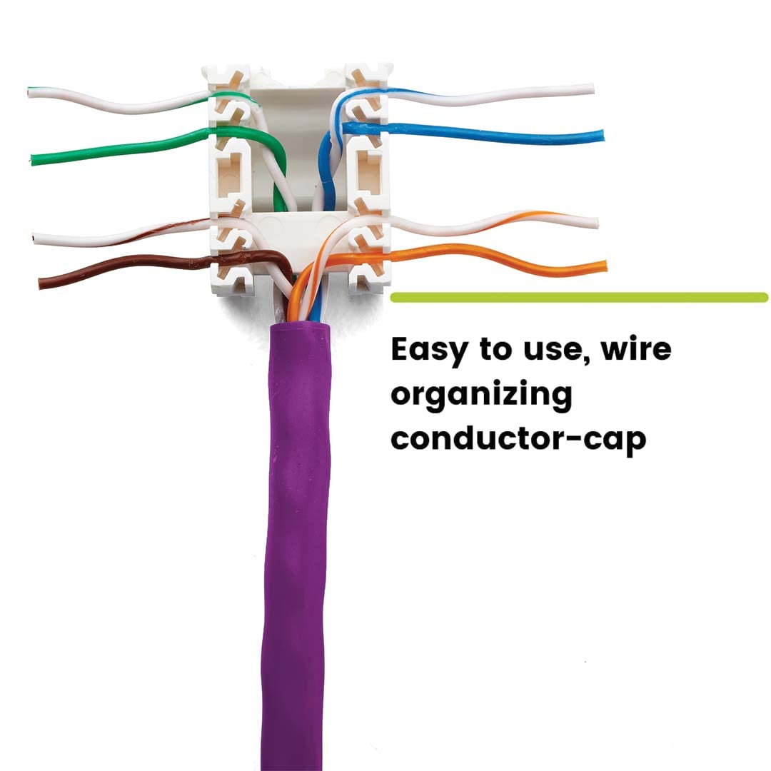 Truecable Cat6A Toolless Keystone Jack, Unshielded (Utp), Poe++ (4Ppoe ...