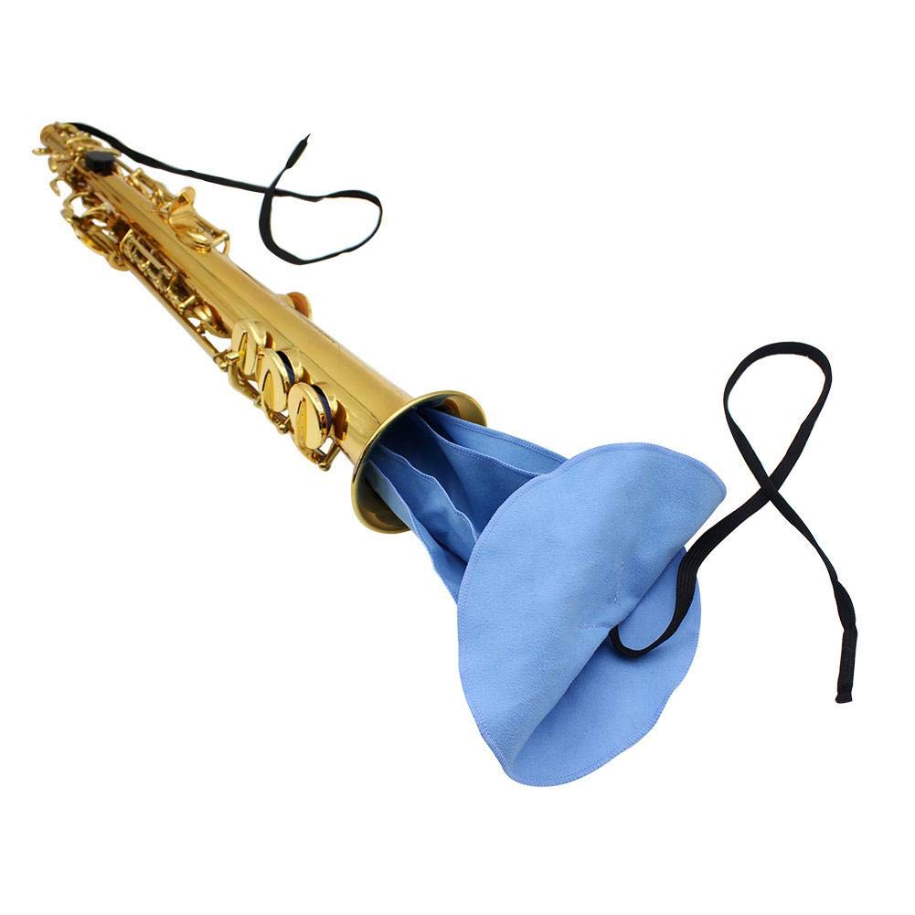 Bnineteenteam Saxophone Cleaning Cloth, Durable Soft Sax Clarinet Cleaning Cloth Tool For Tube Inside Clean For Flute Oboe Clarinet Saxophone(Blue) Playing Accessories