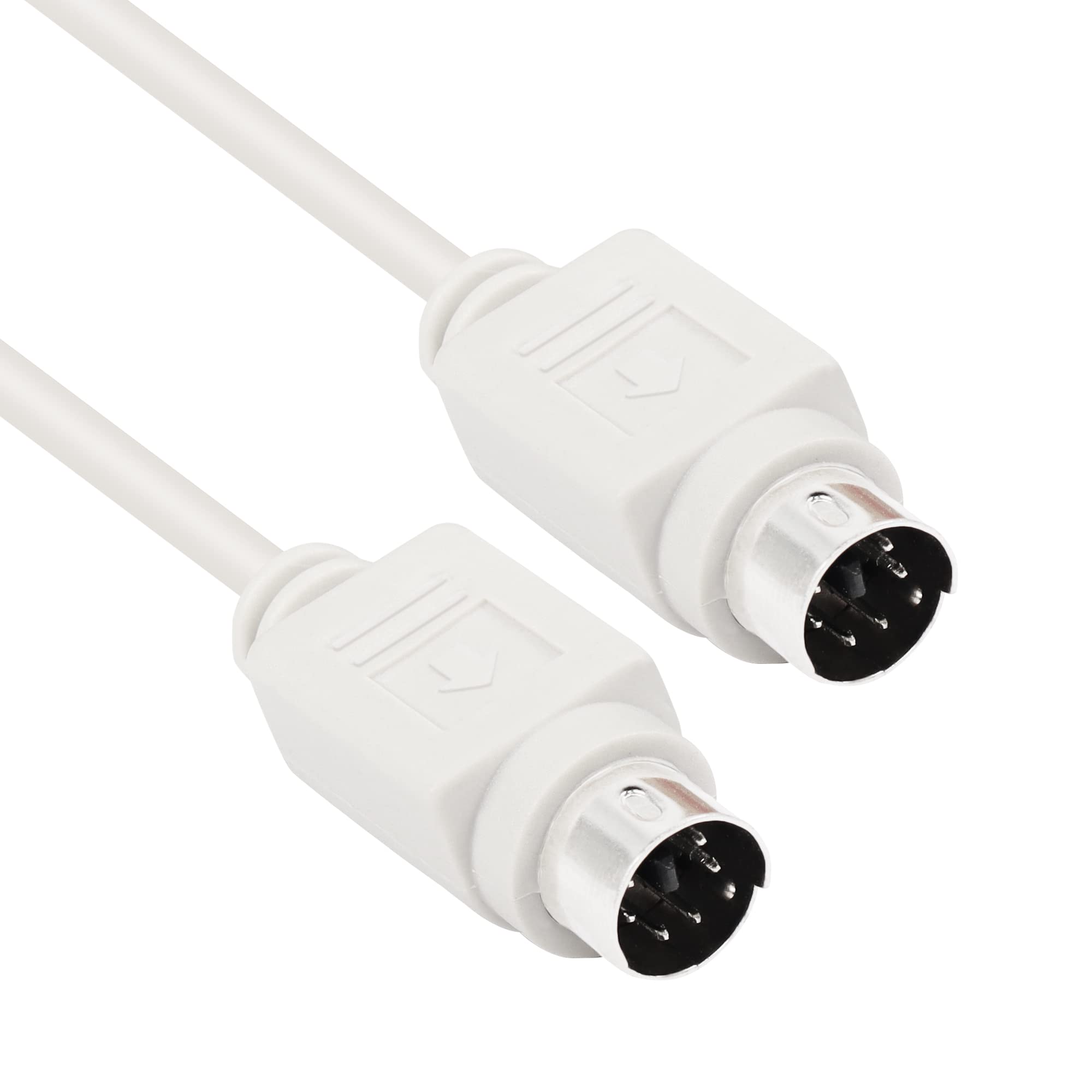 Pngknyocn 8.5 Feet Ps/2 Mdin 6 Male To Male Cable For Ps/2 Keyboard/Mouse Connector