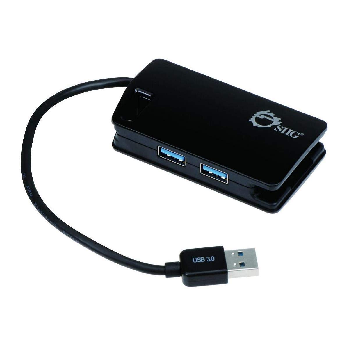 Siig Ju H30812 S1 Super Speed Usb 3.0 4,Port Hub, 4 Ports, Black