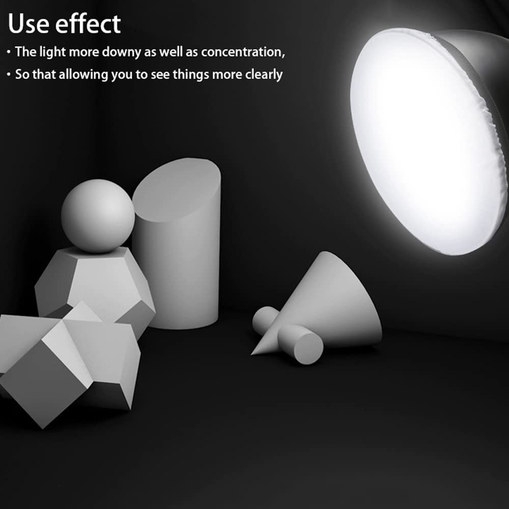 5 Pieces 7 Inches/ 18 Cm Standard Diffuser Light Sock Cloth White Lampshade Reflector Lamp Sock For Studio Strobe Reflector