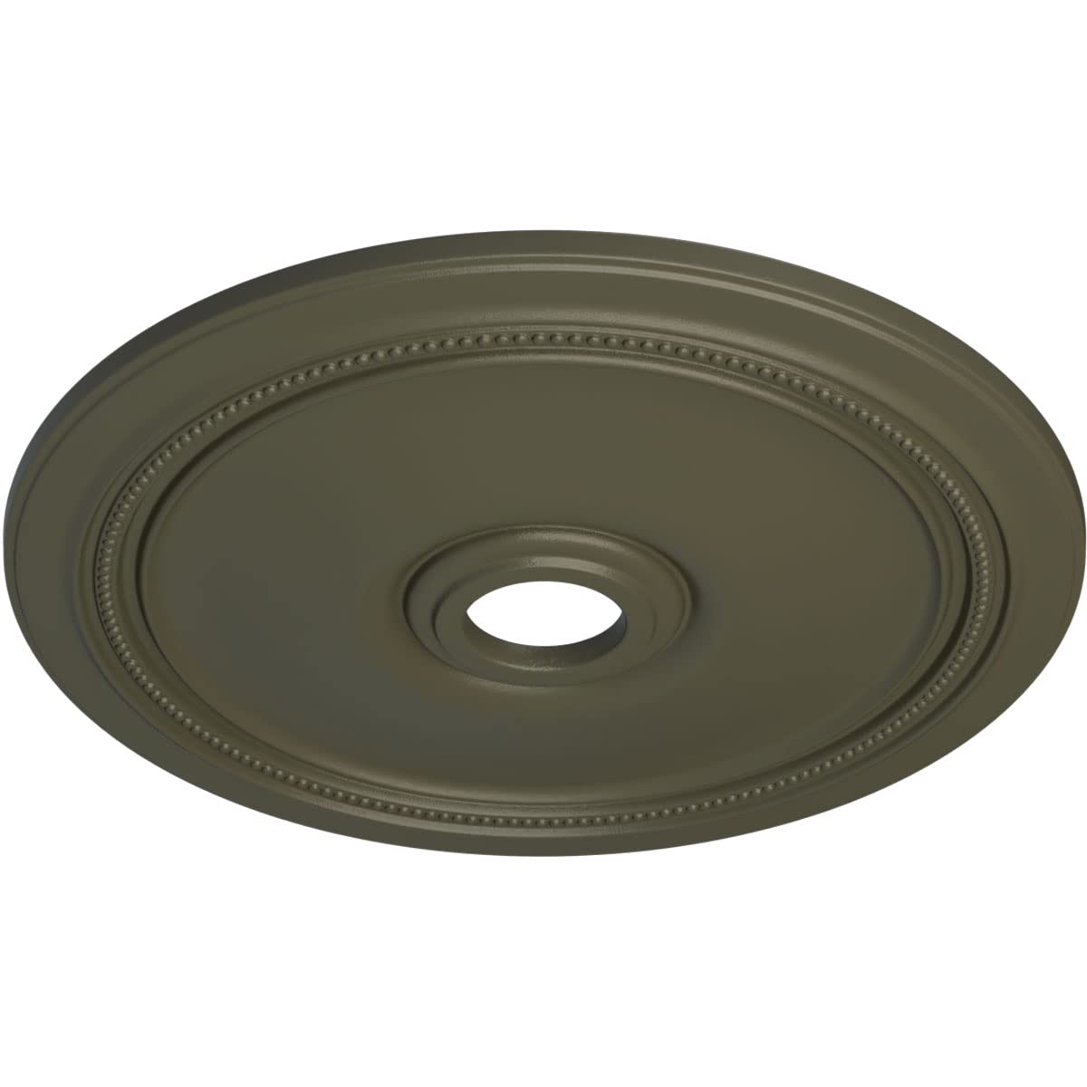Ekena Millwork Cm24Diwhf Diane Ceiling Medallion, 24Od X 3 5/8Id X 1 1/4P (Fits Canopies Up To 6 1/4), Hand-Painted Witch Hazel