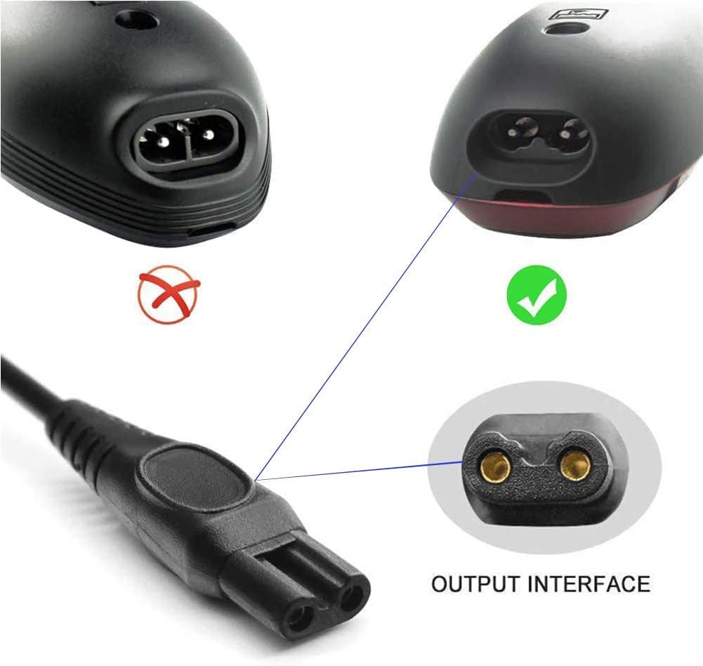 K Mains Ac Adapter Power Supply Charger For Philips Headgroom Norelco 6000 Series, 6701X, 6705X, 6706X, 6709X, 6711X, 6716X, 673