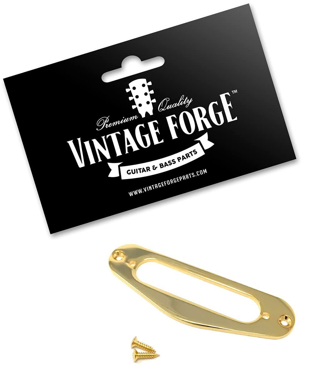 Vintage Forge Gold Metal Single Coil Pickup Mounting Ring For Fender Telecaster Guitar Prt10 Gld