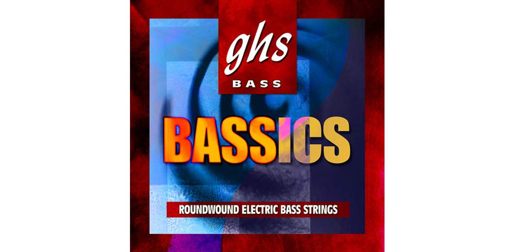 GHS Strings Bassics Bass Guitar Strings (L6000 Set), Light, 40-102