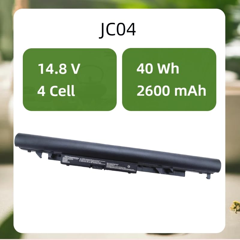 DHEYWYS JC04 JC03 Laptop Battery for HP 15-BS 15-BW 17-BS Series Li-ion Black 14.6V 40WH