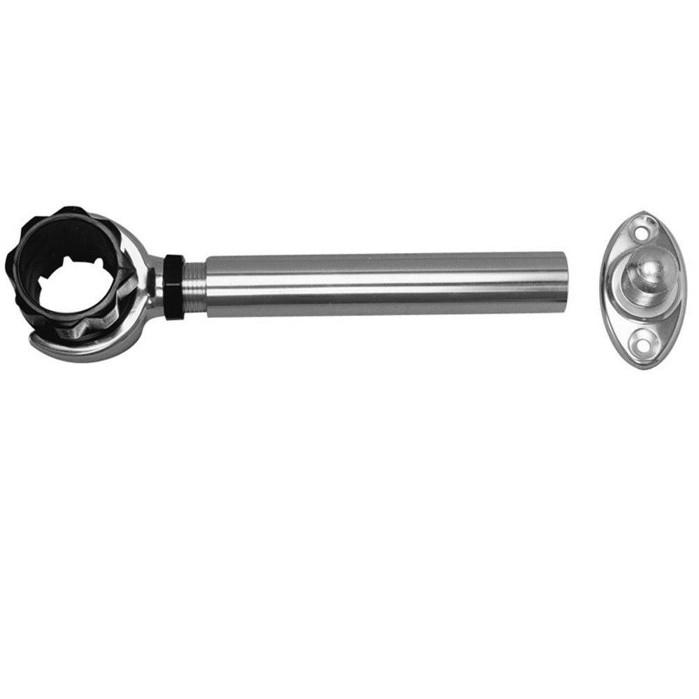 Rupp Threaded Antenna Support W/6'' Flat Mount & 1.5'' Collar,WBEEAA001344408