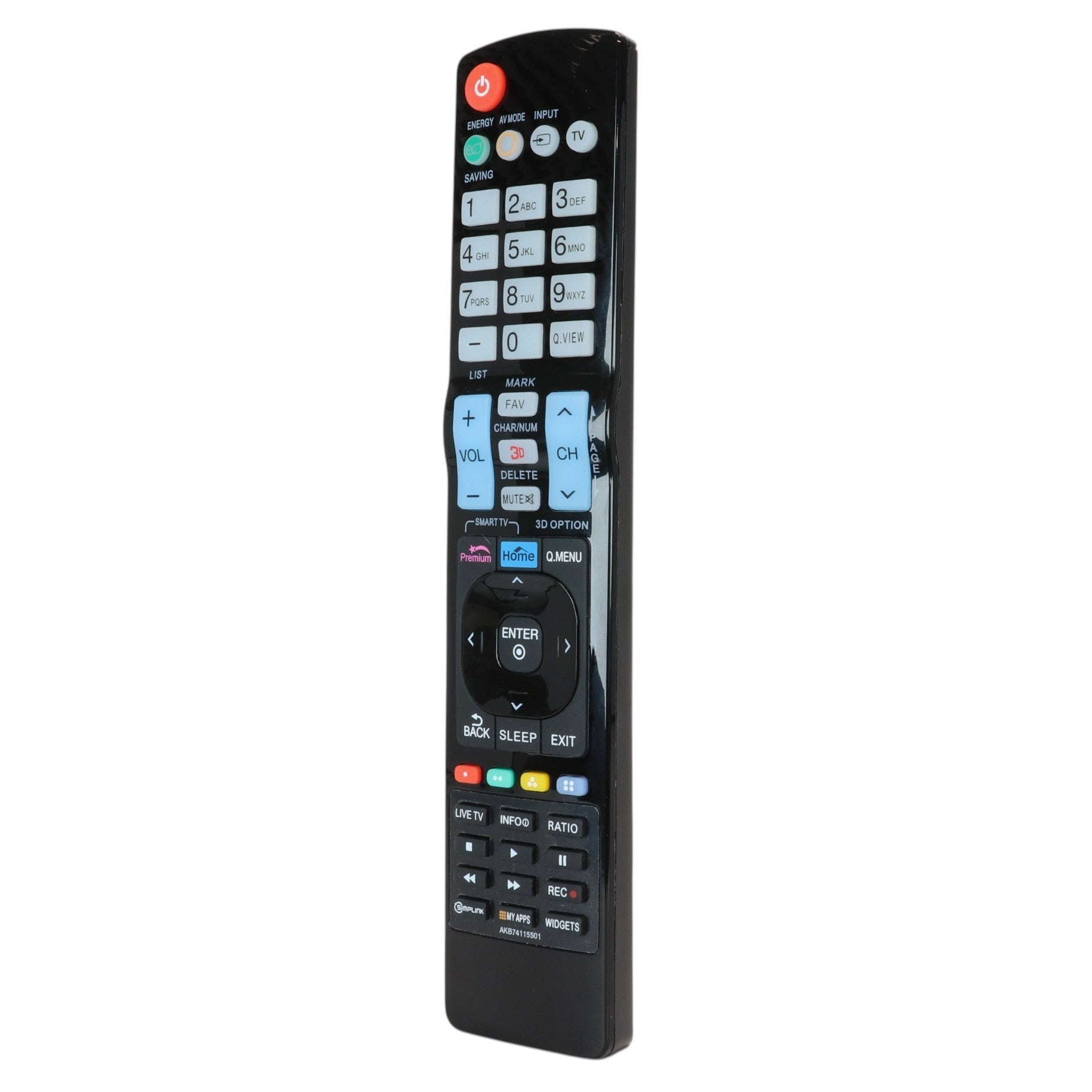 Anderic Substitute For AKB73975702 for LG TV Remote Control [RR5501]