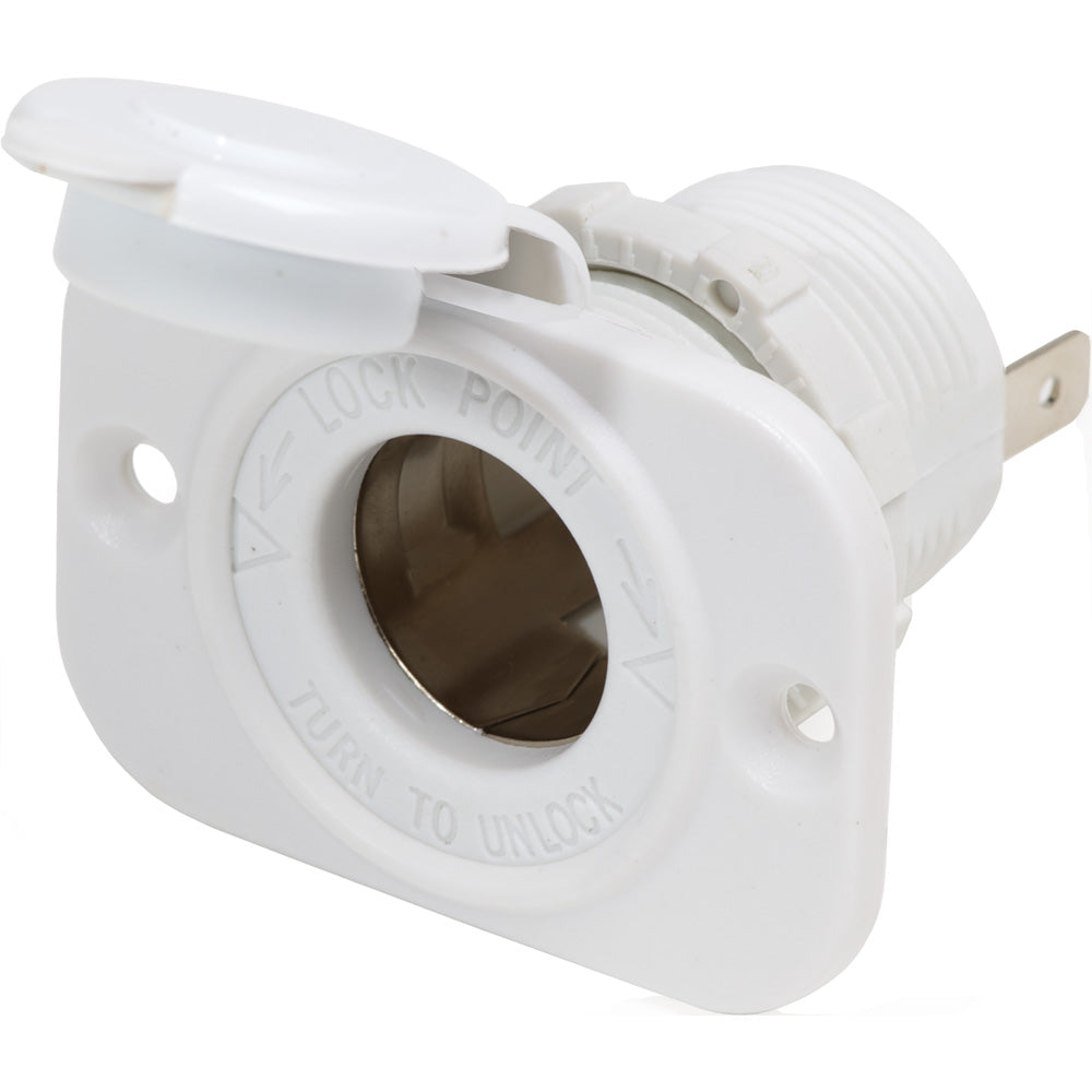 Blue Sea 12V Dash Socket - White,WBAUVA001344575