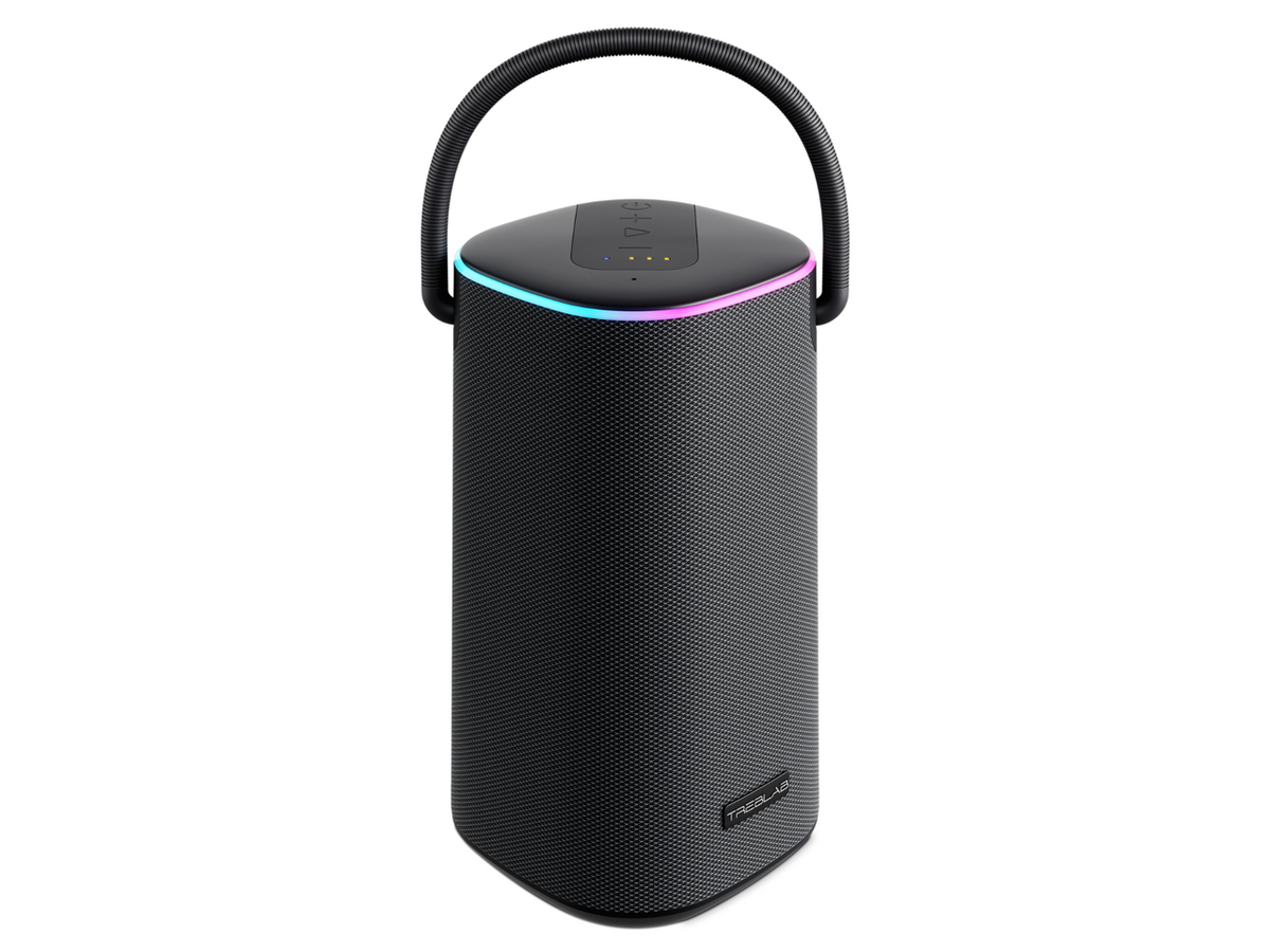 Porta Treblhd Force Loud Rugged 60W Portable       Subwspeaker W Power Bank R