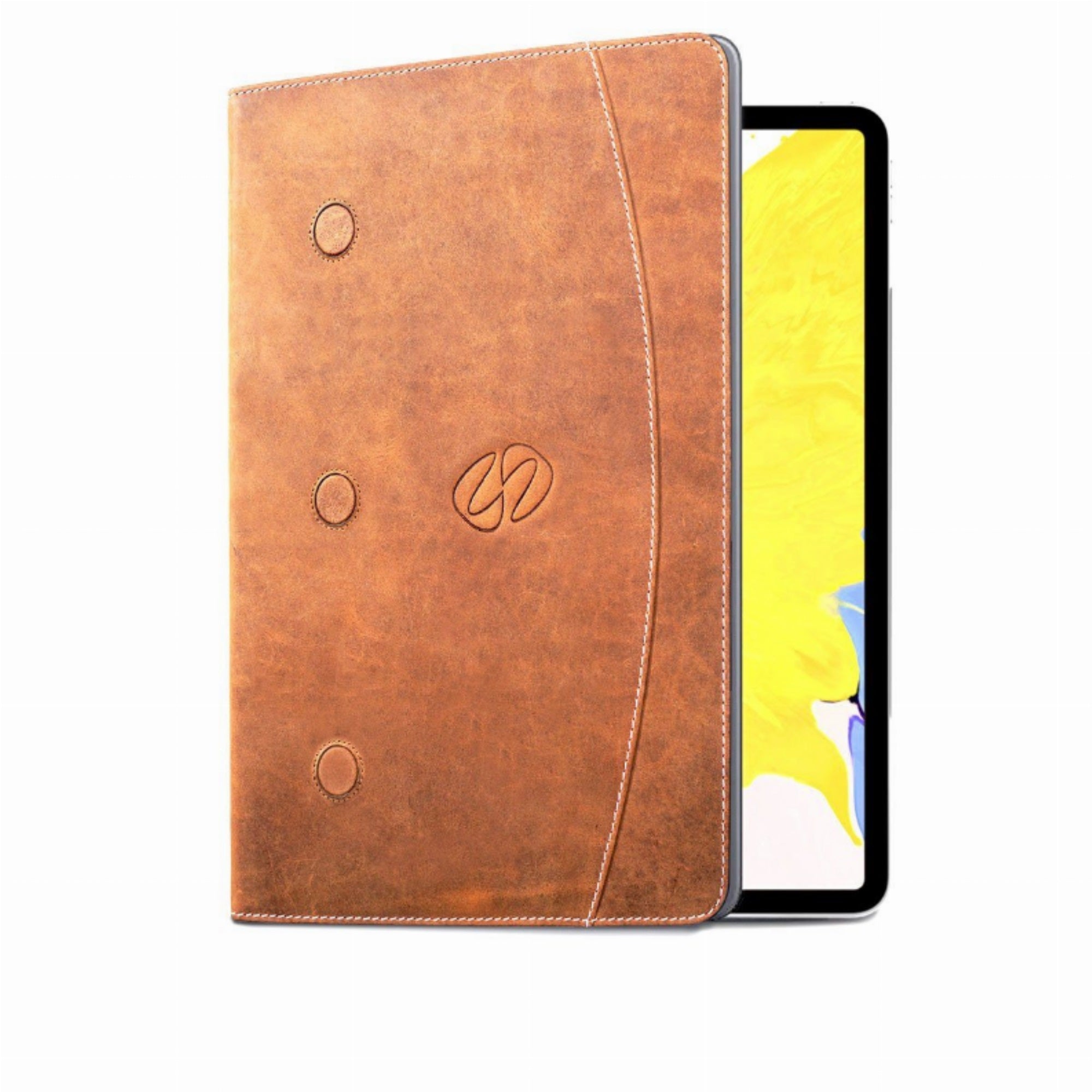 MacCase Premium Leather Gen 3 iPad Pro 12.9 Keybaord Cover  Vintage