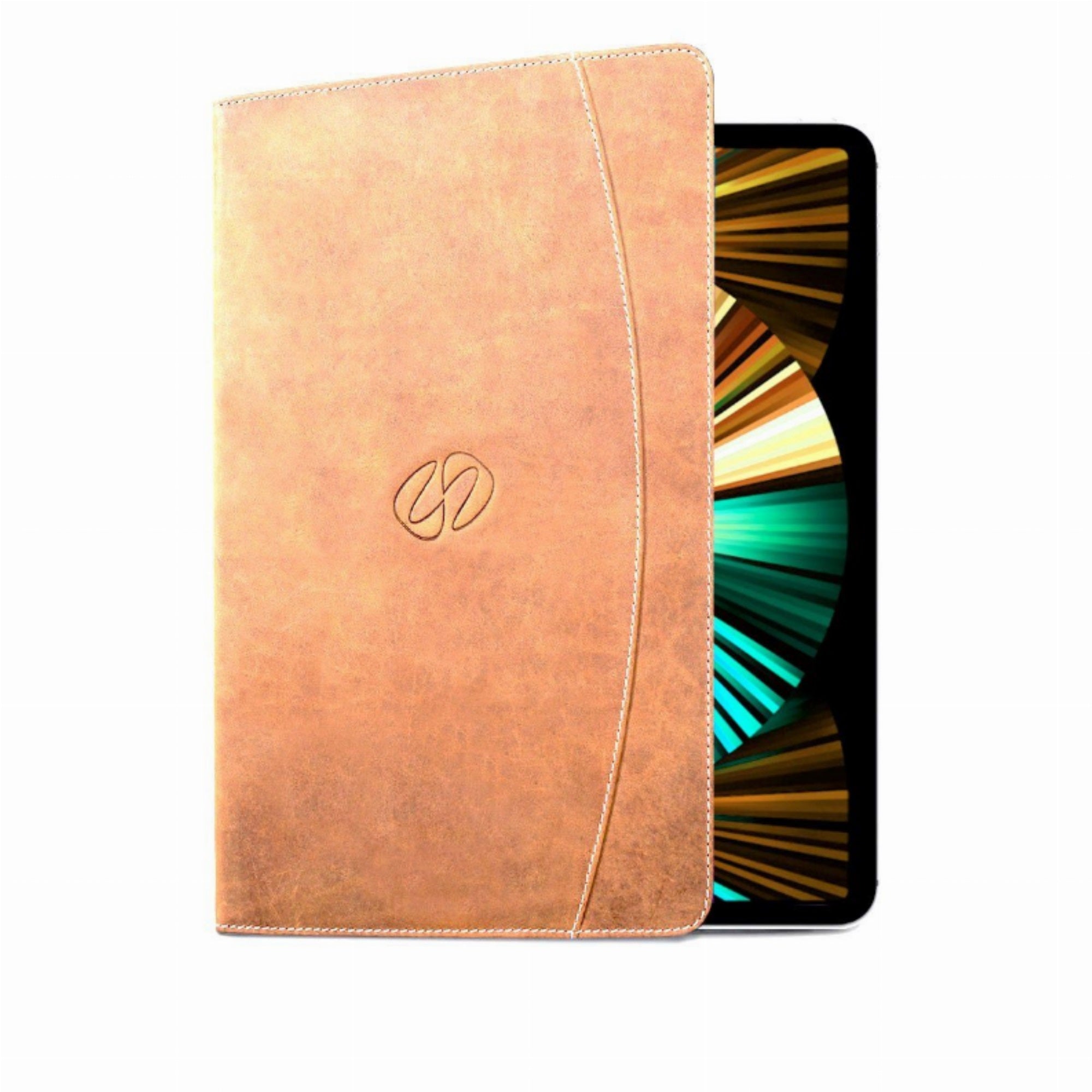 MacCase Premium Leather Gen 5 iPad Pro 12.9 Folio Case  Vintage