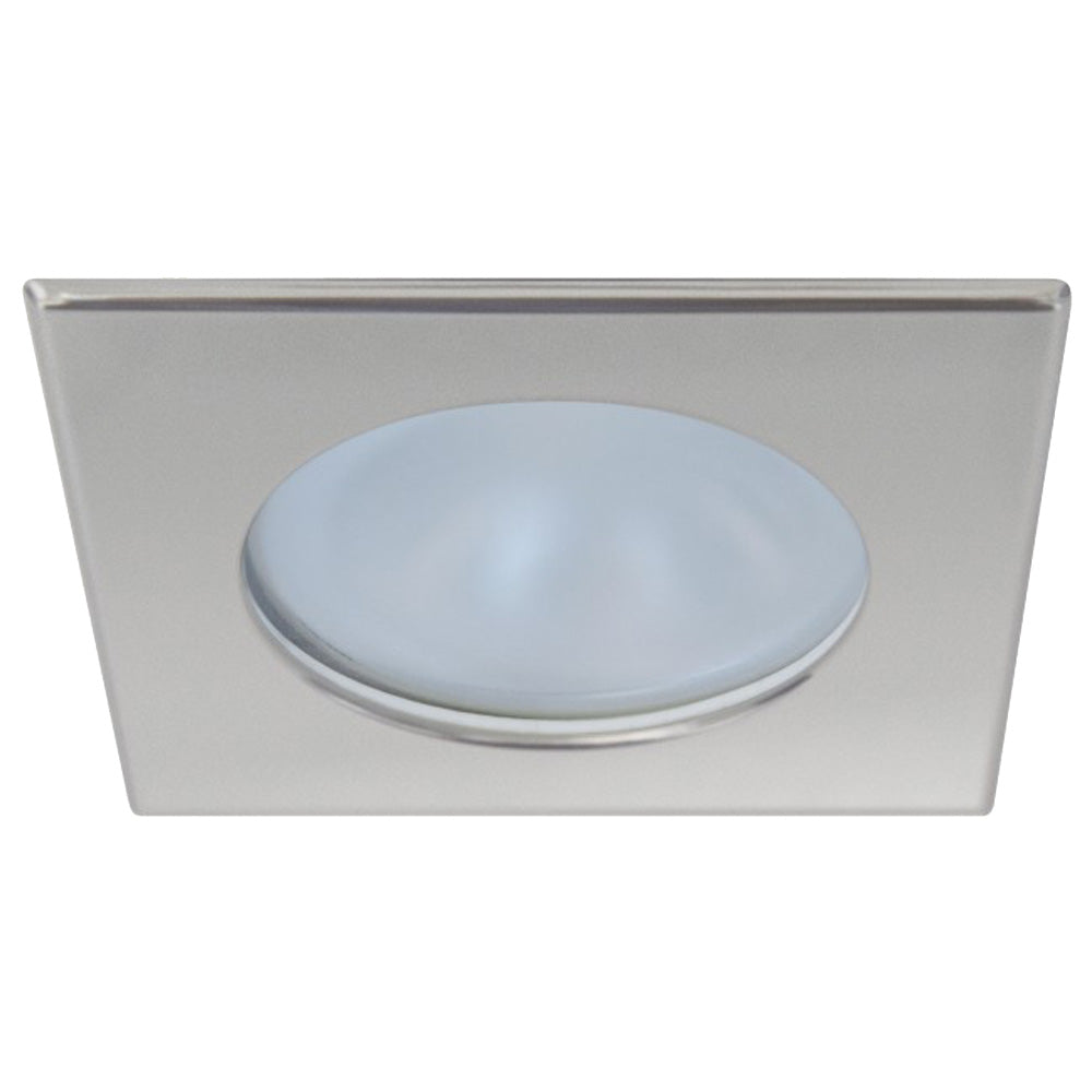 Quick Blake Xp Downlight Led -  4W, Ip66, Screw Mounted - Square Satin Bezel, Round Warm White Light,WBAUVB00TFZ03T4