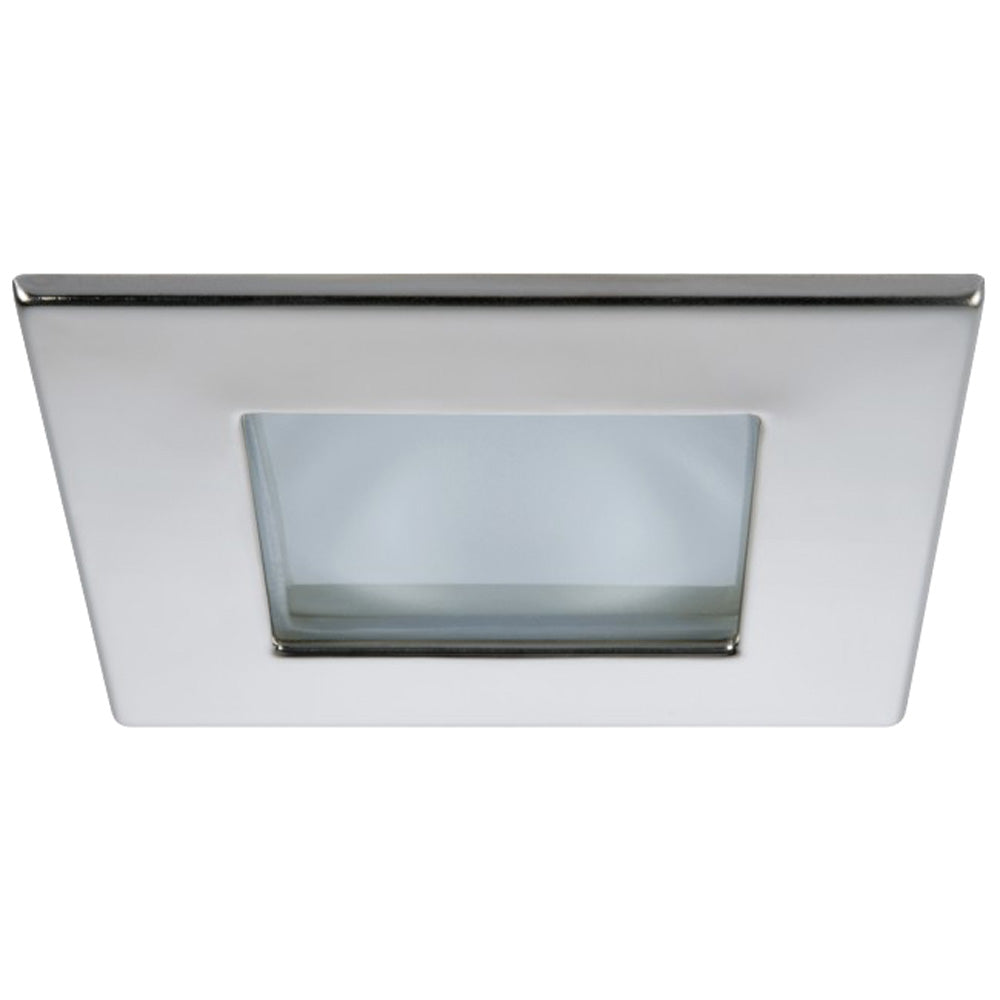 Quick Marina Xp Downlight Led - 6W, Ip66, Screw Mounted - Square Stainless Bezel, Round Daylight Light,WBAUVB00R9VH1D2