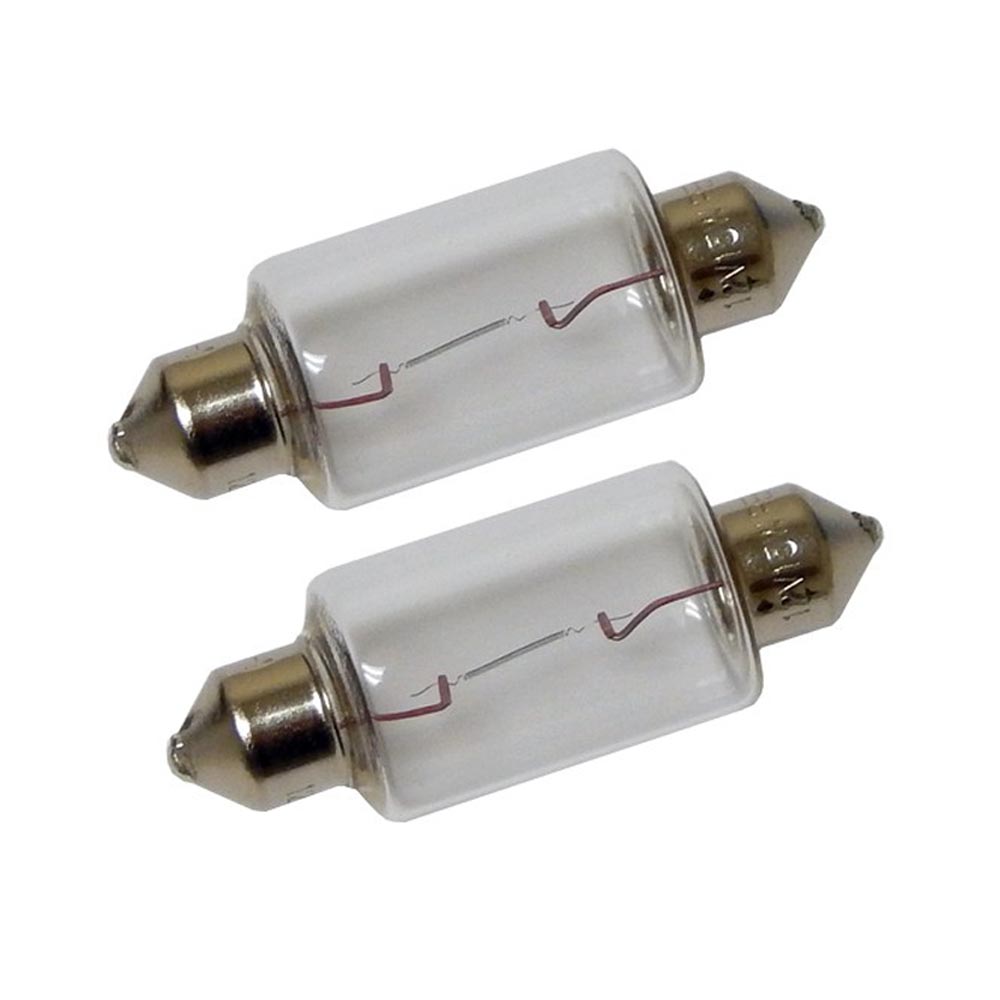 Perko Double Ended Festoon Bulbs - 12V, 15W, .97A - Pair,WBAUVA001344805