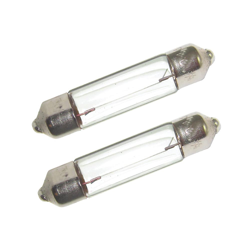 Perko Double Ended Festoon Bulbs - 12V, 10W, .80A - Pair,WBAUVA001344806