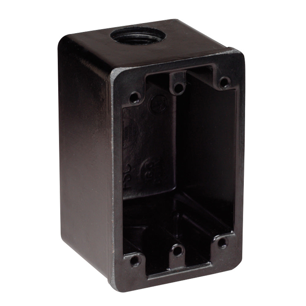 Marinco Fs Box Black F/15A, 20A, 30A Receptacles,WBAUVA001344949
