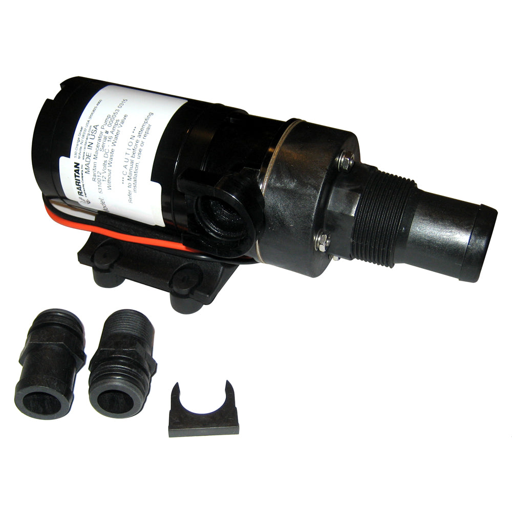 Raritan Macerator Pump - 12V W/Barb Adapter,WBHDWA001344964