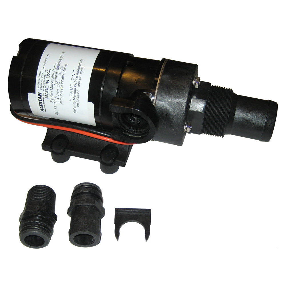 Raritan Macerator Pump - 24V W/Barb Adapter,WBHDWA001344966