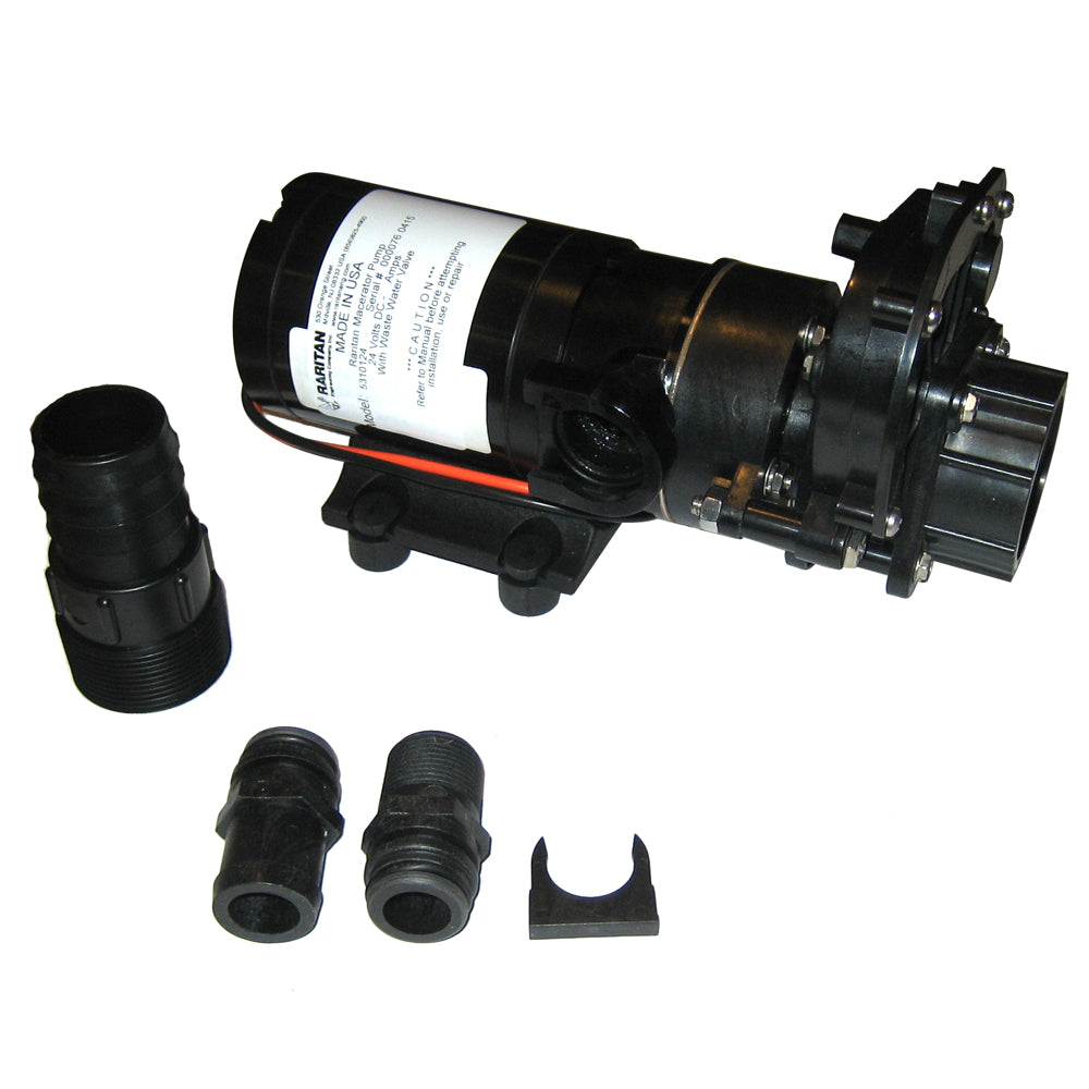 Raritan Macerator Pump - 24V W/Waste Valve,WBHDWA001344967