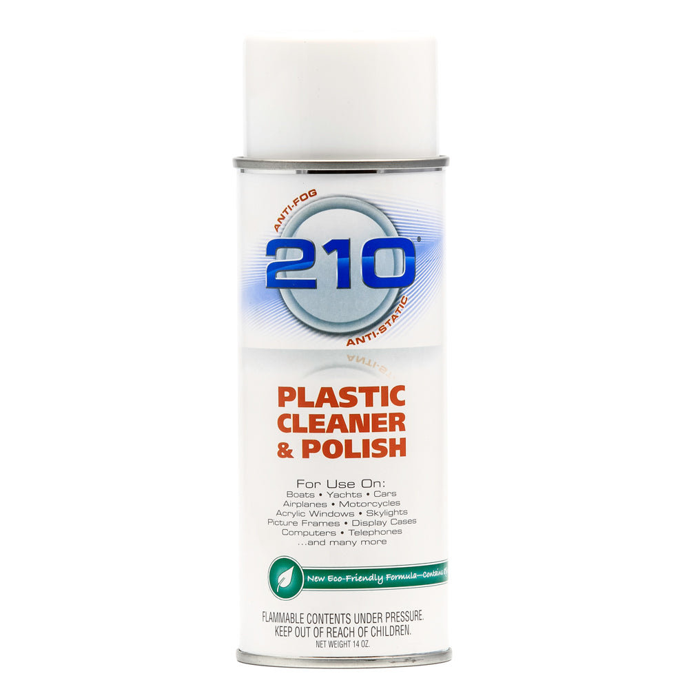 Camco 210 Plastic Cleaner Polish 14Oz Spray,WBAUVA001345010